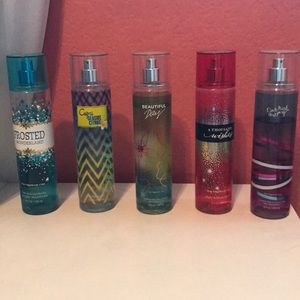 Bundle of Bath and Body works body sprays